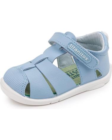 Sandali TITANITOS  per Bambino SANDALIAS  CELESTE