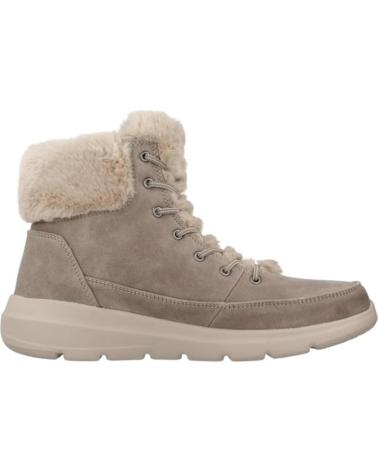 Stivali SKECHERS  per Donna BOTAS PLANAS 144202 MUJER TAUPE  MARRóN