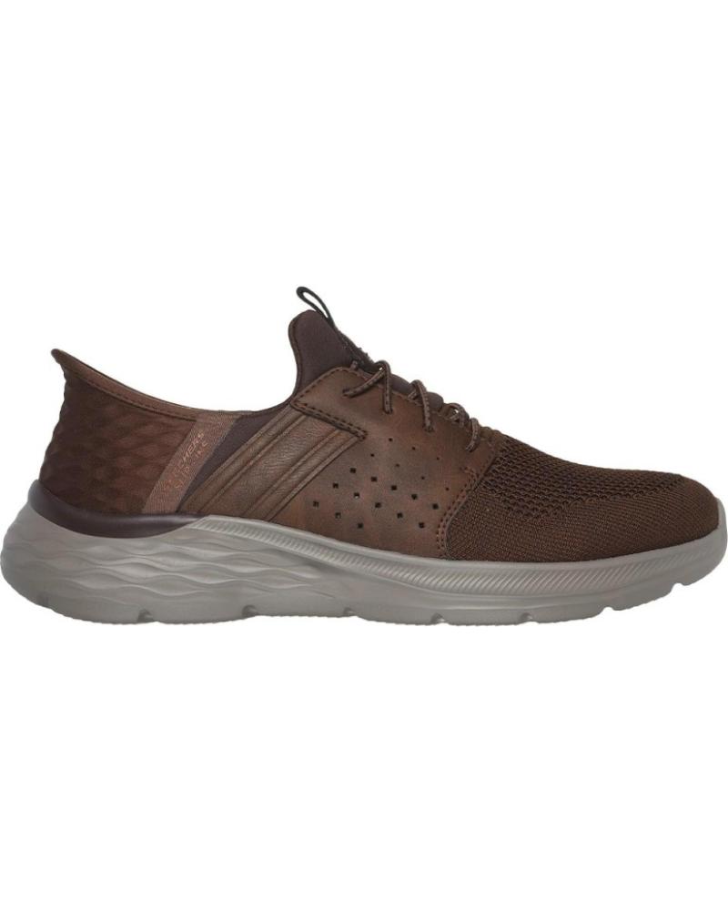 Schuhe SKECHERS  für Herren ZAPATOS DE SPORT GARNER NEWICK HOMBRE CUERO  MARRóN