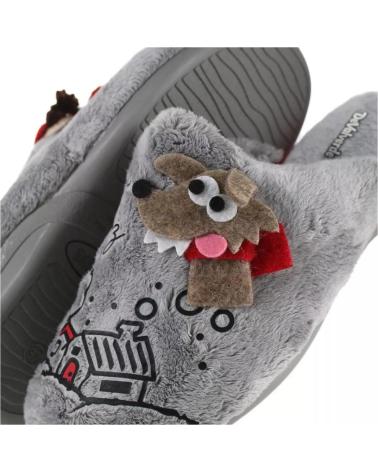 Calzado de casa DEVALVERDE  de Mujer ZAPATILLA HOGAR PARA MUJER 6070 COLOR  GRIS