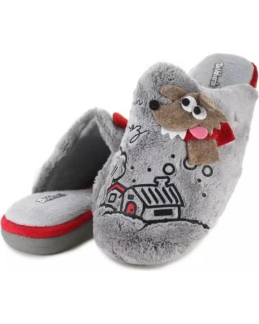 Calzado de casa DEVALVERDE  de Mujer ZAPATILLA HOGAR PARA MUJER 6070 COLOR  GRIS
