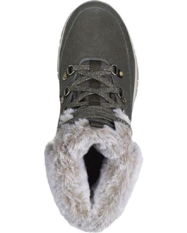 Botines SKECHERS  de Mujer 167882 TREKKING DE MUJER ANTE SERRAJE  KAKI