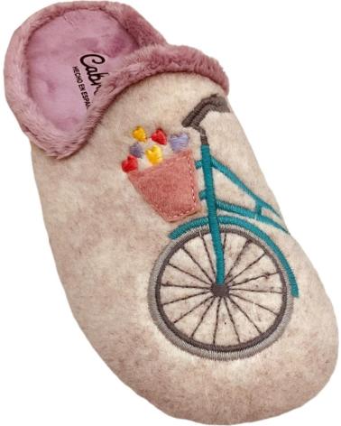 Hausschuhe für Damen CABRERA ZAPATILLA CASA MUJER 3178 BEIG BEIG