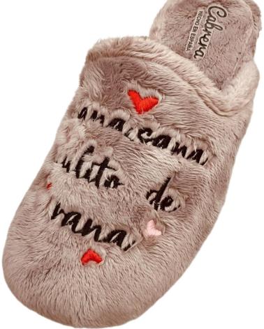 Calzado de casa CABRERA  de Mujer ZAPATILLAS DE CASA RANA  VISON MONTBLANC