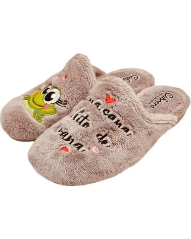 Calzado de casa CABRERA  de Mujer ZAPATILLAS DE CASA RANA  VISON MONTBLANC