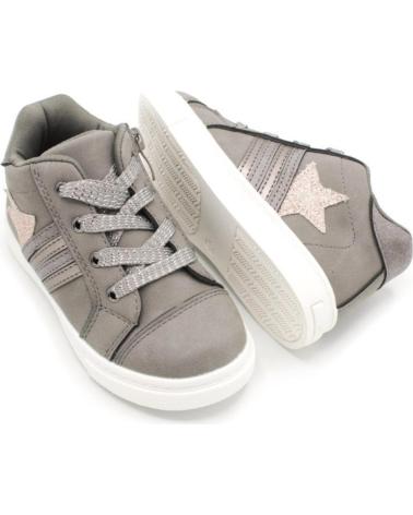 Zapatos BUBBLE BOBBLE  de Niña ZAPATO ABOTINADO BUBBLE PARA NINA C1180 COLOR GRIS  PLOMO