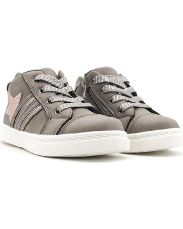 Zapatos BUBBLE BOBBLE  de Niña ZAPATO ABOTINADO BUBBLE PARA NINA C1180 COLOR GRIS  PLOMO