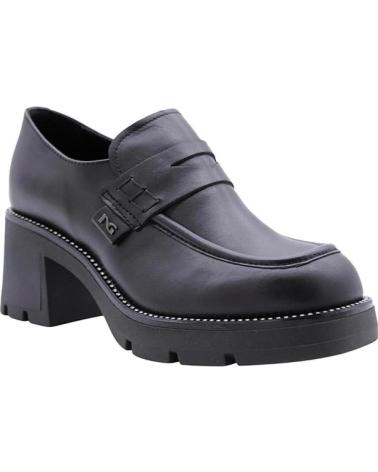 Woman shoes NERO GIARDINI MOCASIN TACON 5 CM  NEGRO