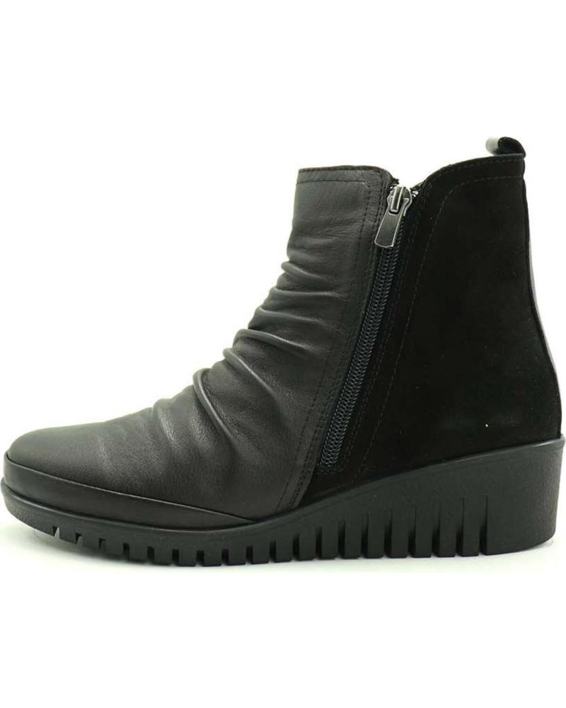 Botines ERASE  de Mujer BOTIN ARRUGADO 9681  NEGRO