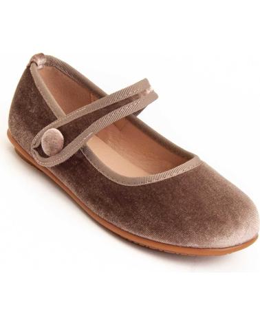 Scarpe MONTEVITA  per Bambina BALLEKID2  BEIGE