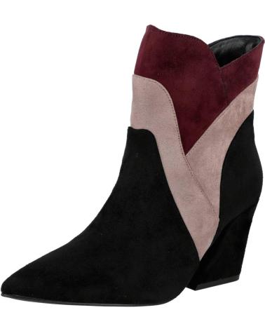 Botas AZAREY  de Mujer 494H693 BOTINES DE TACON COMBINADOS  NEGRO