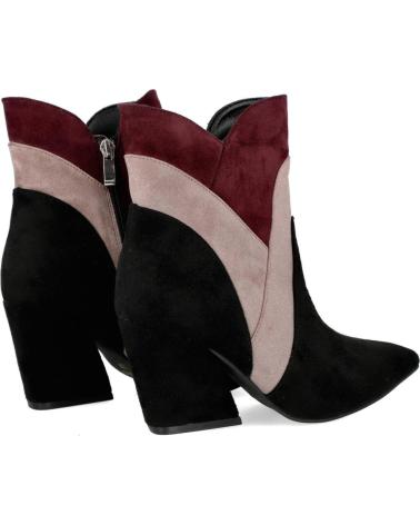 Botas AZAREY  de Mujer 494H693 BOTINES DE TACON COMBINADOS  NEGRO