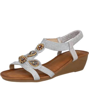 Sandali L&R SHOES  per Donna LR SHOES H0165 SANDALIAS DE CUNA PARA MUJER  PLATA