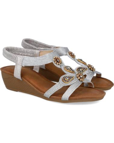 Sandali L&R SHOES  per Donna LR SHOES H0165 SANDALIAS DE CUNA PARA MUJER  PLATA