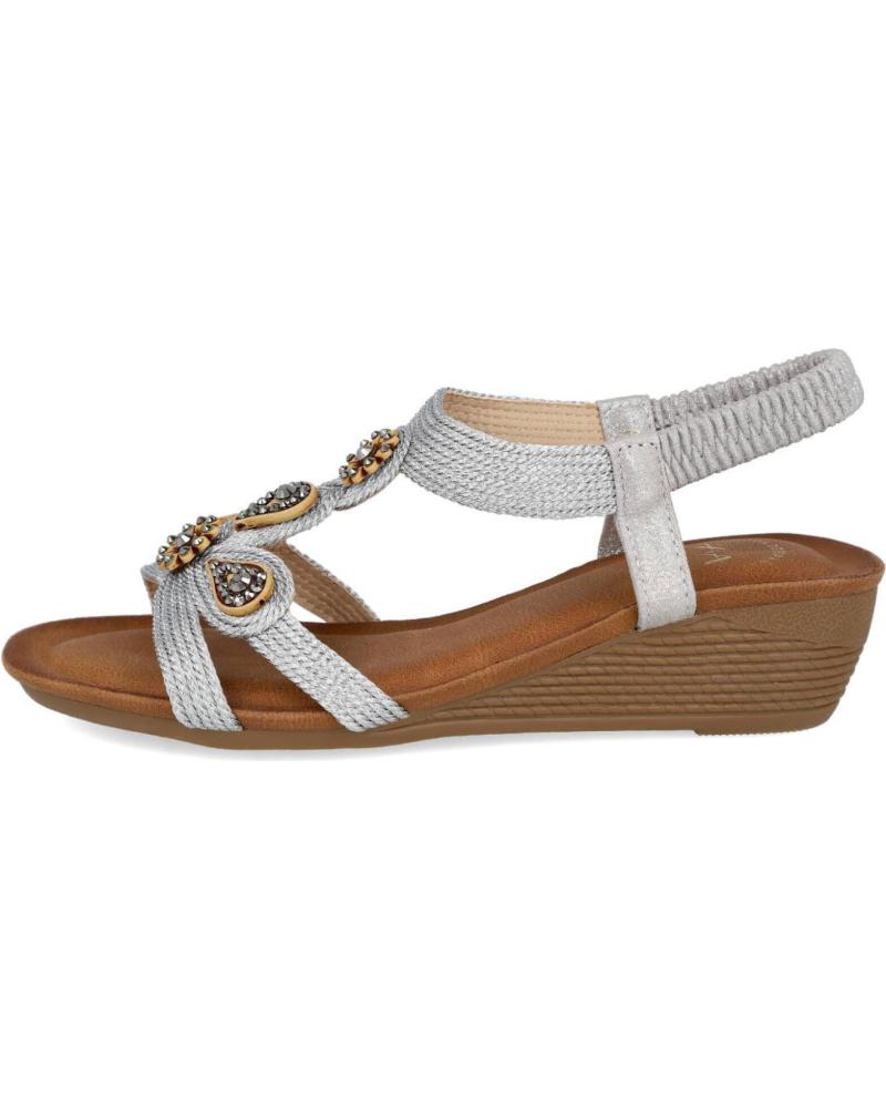 Sandali L&R SHOES  per Donna LR SHOES H0165 SANDALIAS DE CUNA PARA MUJER  PLATA