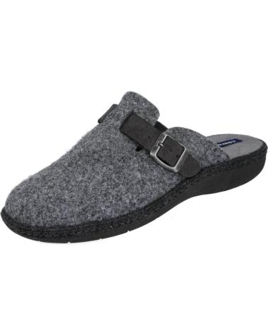 Calzado de casa L&R SHOES  de Hombre LR SHOES C-207 ZAPATILLAS DE CASA PARA MUJER  GRIS
