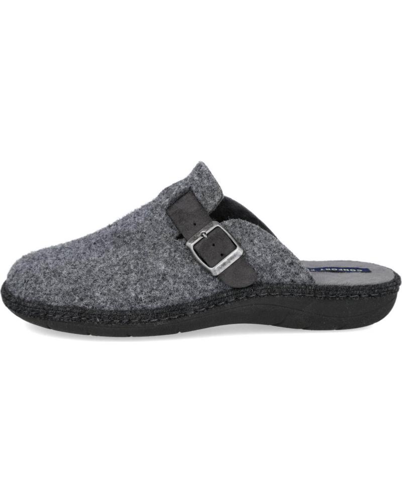 Calzado de casa L&R SHOES  de Hombre LR SHOES C-207 ZAPATILLAS DE CASA PARA MUJER  GRIS