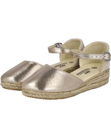 Sandali L&R SHOES  per Bambina LR SHOES 442-11 ALPARGATA VALENCIANA NINA  ORO