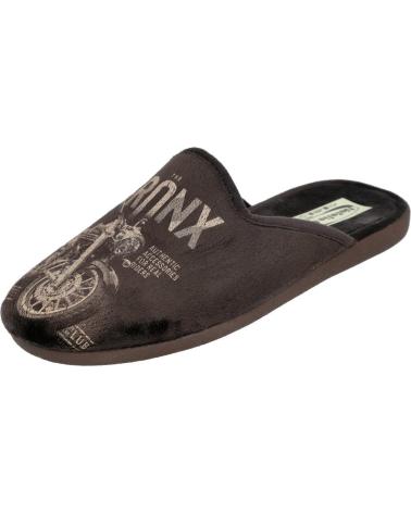 Hausschuhe L&R SHOES  für Herren NATALIA 6068 ZAPATILLAS DE CASA PARA HOMBRE  MARRON