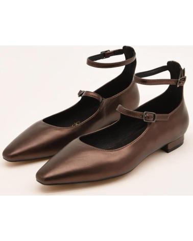 Zapatos AZAREY  de Mujer 459H941 BAILARINAS DOBLE CORREA  BRONCE