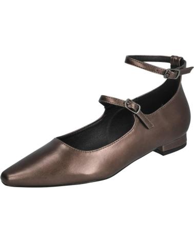 Zapatos AZAREY  de Mujer 459H941 BAILARINAS DOBLE CORREA  BRONCE