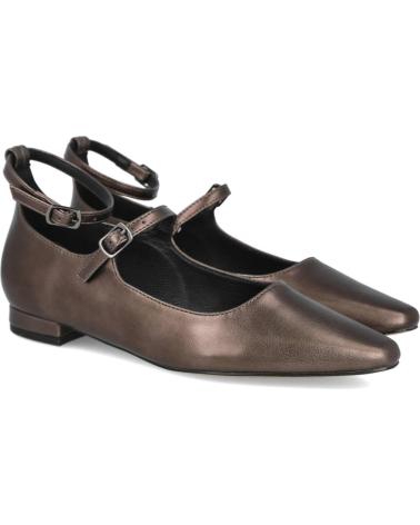 Zapatos AZAREY  de Mujer 459H941 BAILARINAS DOBLE CORREA  BRONCE
