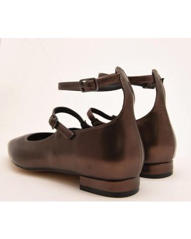 Zapatos AZAREY  de Mujer 459H941 BAILARINAS DOBLE CORREA  BRONCE