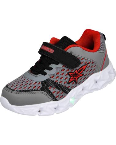 Deportivas L&R SHOES  de Niño LR SHOES FH202-L ZAPATILLAS DEPORTIVAS DE LUCES PARA NINO  GRIS