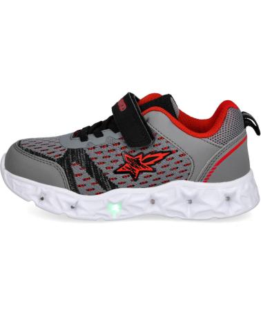 Sportif L&R SHOES  pour Garçon LR SHOES FH202-L ZAPATILLAS DEPORTIVAS DE LUCES PARA NINO  GRIS