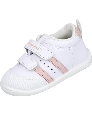 Sneaker TITANITOS  für Mädchen B500-AMANCIO ZAPATILLAS DEPORTIVAS BAREFOOT DE NINA  BLANCO-NUDE