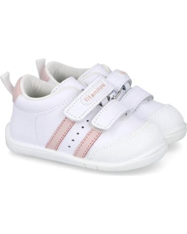 Deportivas TITANITOS  de Niña B500-AMANCIO ZAPATILLAS DEPORTIVAS BAREFOOT DE NINA  BLANCO-NUDE