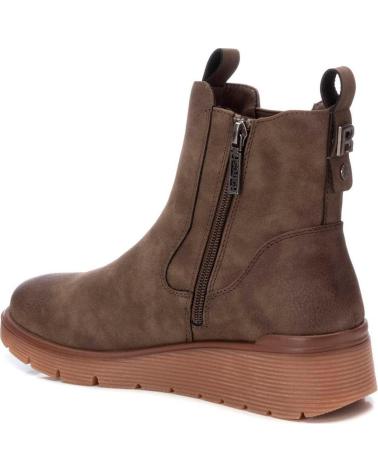 Botas REFRESH  de Mujer 172291 BOTINES DE MUJER CON ELASTICO LATERAL Y CREMALLERA  TAUPE