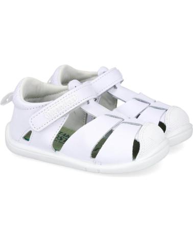 Sandalias TITANITOS  de Niño B500-ERIC SANDALIAS DE PIEL PARA NINO  BLANCO