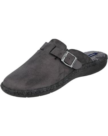 Calzado de casa L&R SHOES  de Hombre LR SHOES C-205 ZAPATILLAS DE CASA PARA HOMBRE  GRIS