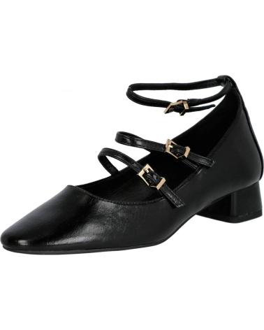Zapatos CORINA  de Mujer M4665 BAILARINAS CON TACON BAJO DE MUJER  NEGRO