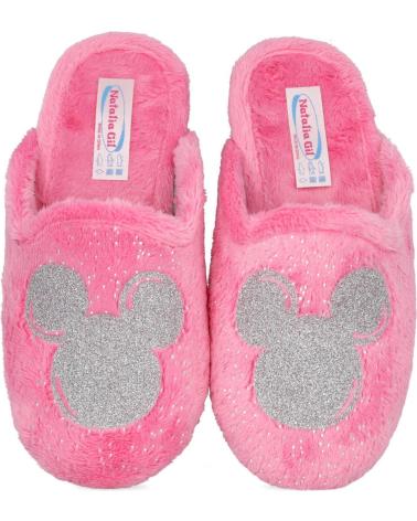 Pantufas L&R SHOES  de Menina NATALIA 7023 ZAPATILLAS DE CASA PARA NINA  ROSA