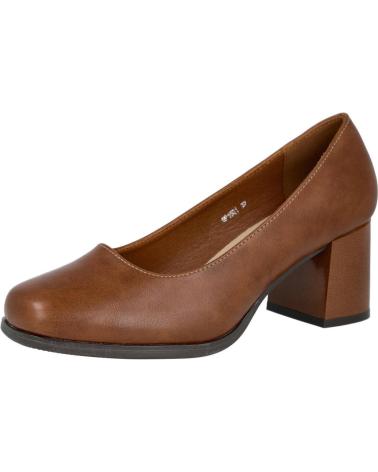 Zapatos de tacón L&R SHOES  de Mujer LR SHOES GP1561 ZAPATOS DE SALON PARA MUJER  MARRON