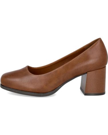 Zapatos de tacón L&R SHOES  de Mujer LR SHOES GP1561 ZAPATOS DE SALON PARA MUJER  MARRON