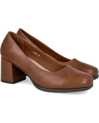 Zapatos de tacón L&R SHOES  de Mujer LR SHOES GP1561 ZAPATOS DE SALON PARA MUJER  MARRON