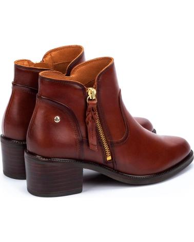 Botins PIKOLINOS  de Mulher BACAROT BOTINES CON TACON ANCHO PARA MUJER  COGNAC
