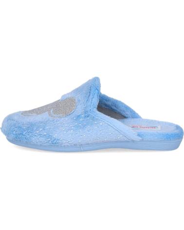 Calzado de casa L&R SHOES  de Niña NATALIA 7023 ZAPATILLAS DE CASA PARA NINA  CELESTE