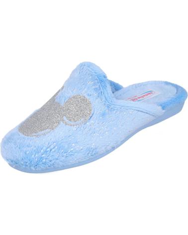 Calzado de casa L&R SHOES  de Niña NATALIA 7023 ZAPATILLAS DE CASA PARA NINA  CELESTE