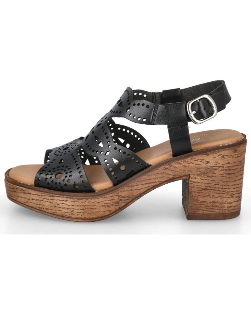 Woman Sandals L&R SHOES LR SHOES 33K111-1 SANDALIAS DE TACON PARA MUJER  NEGRO