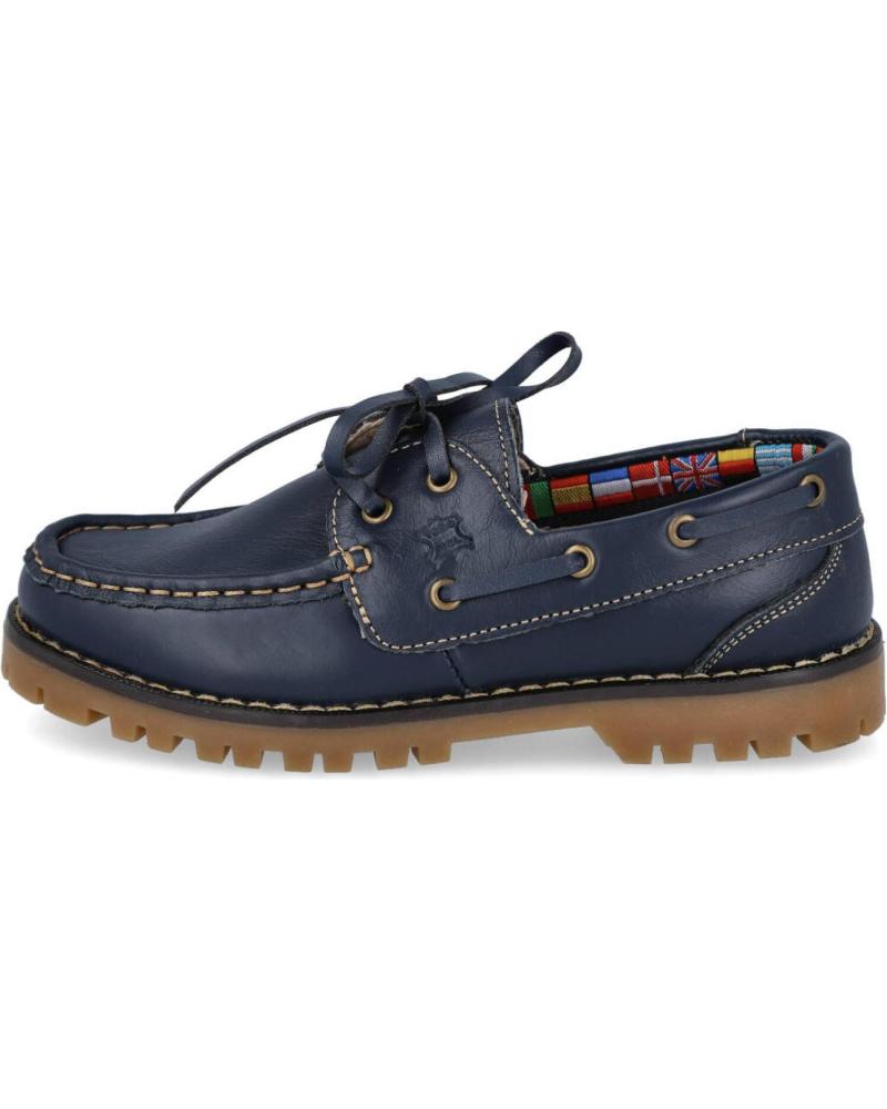 Sapatos BUBBLE BOBBLE  de Menino BUBBLE KIDS A767-2 ZAPATOS NAUTICOS NINO  AZUL