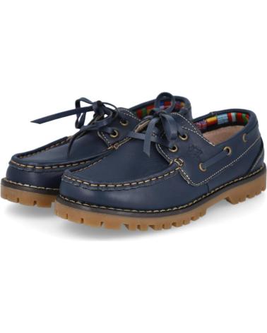 Sapatos BUBBLE BOBBLE  de Menino BUBBLE KIDS A767-2 ZAPATOS NAUTICOS NINO  AZUL