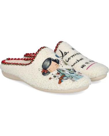 Calzado de casa VIVANT  de Mujer V-OH-C242335DAHI ZAPATILLAS DE CASA PARA MUJER  HIELO