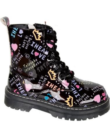 Botas de Niña BUBBLE BOBBLE BOTIN CORDON BUBBLE PARA NINA C1157 COLOR NEGRO