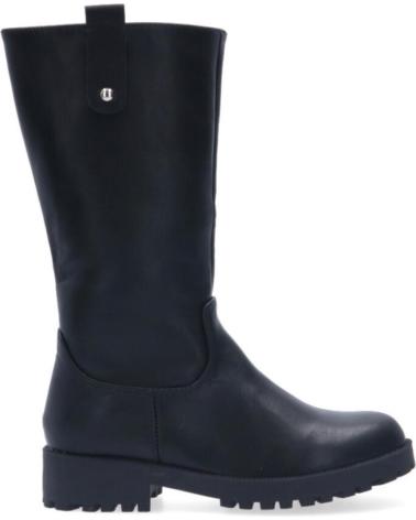 Botas BUBBLE BOBBLE  de Niña BOTA ALTA PLANA BUBBLE PARA NINA C434 COLOR  NEGRO