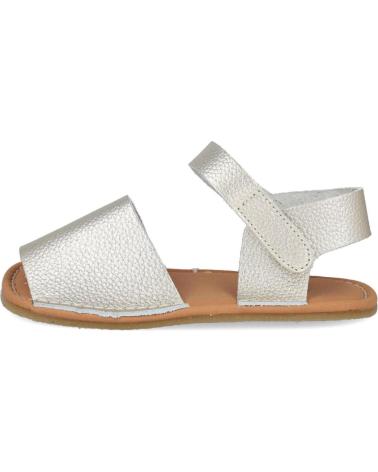 Sandali ZAPY  per Bambina AG91147 SANDALIAS MENORQUINAS RESPETUOSAS INFANTILES  PLATINO