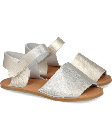 Sandales ZAPY  pour Fille AG91147 SANDALIAS MENORQUINAS RESPETUOSAS INFANTILES  PLATINO